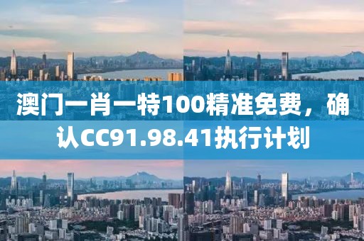 澳门一肖一特100精准免费，确认CC91.98.41执行计划