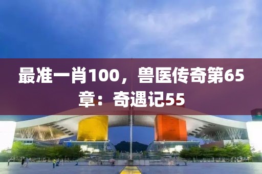 最准一肖100，兽医传奇第65章：奇遇记55