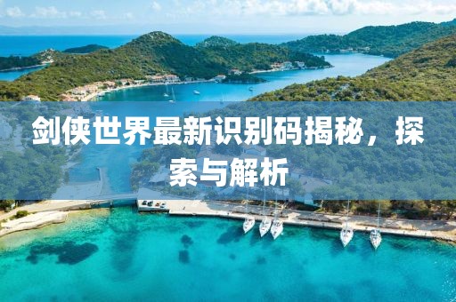 剑侠世界最新识别码揭秘，探索与解析