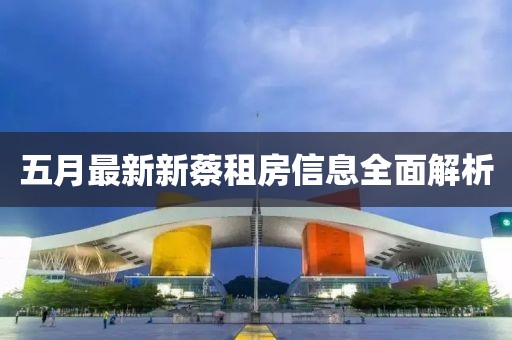 五月最新新蔡租房信息全面解析